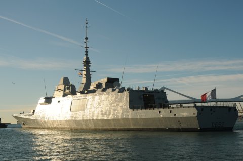 Fragata Provence al port de Barcelona