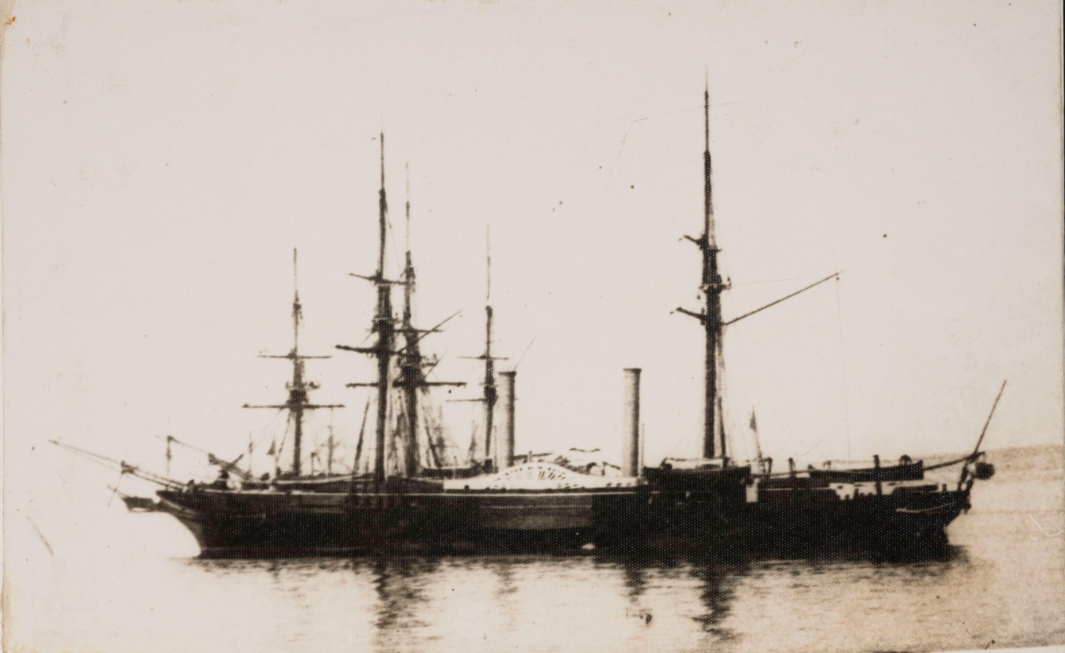 Paddle steamer Vasco Núñez de Balboa in the port of Alicante