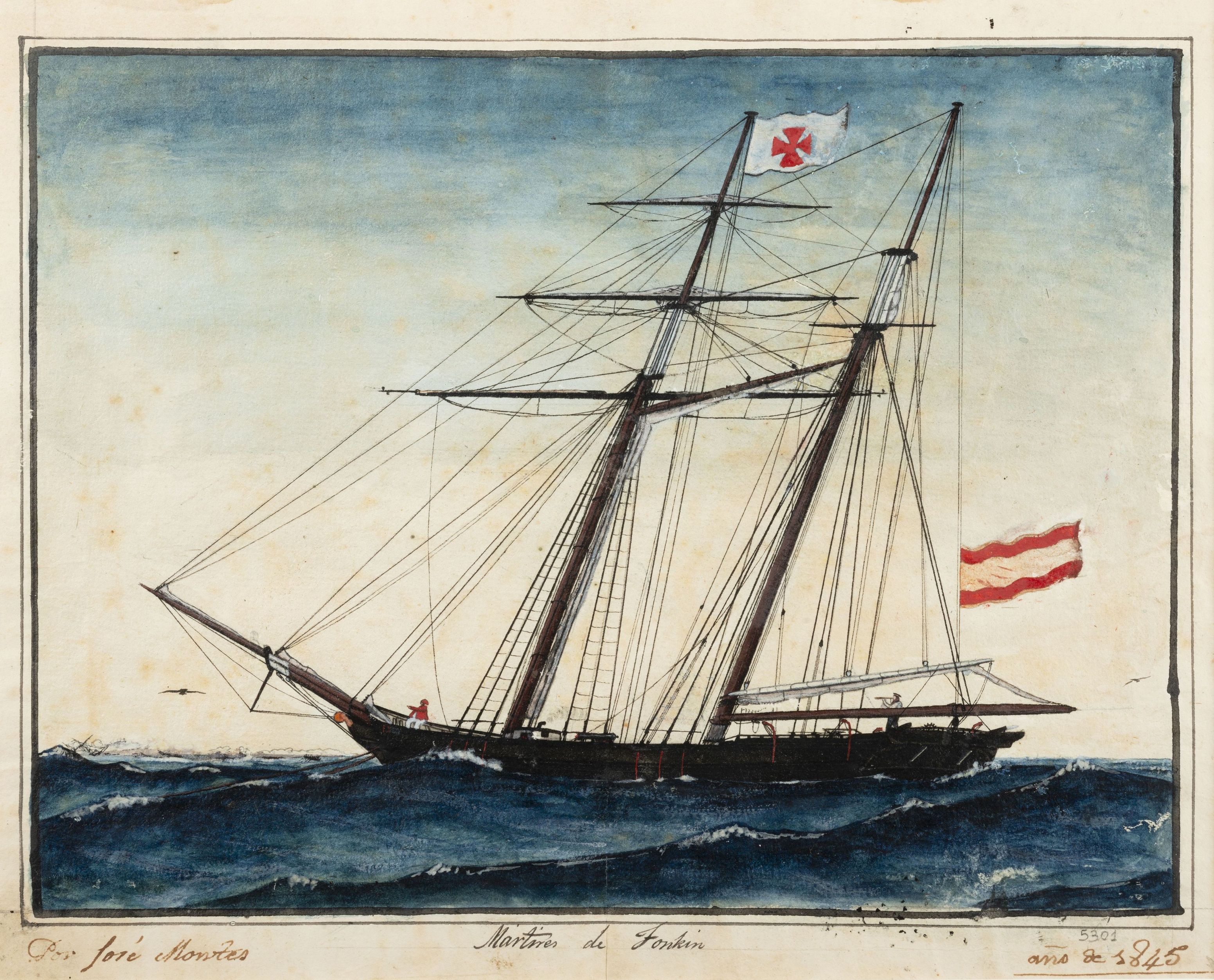 Topsail schooner Mártires de Tonkin