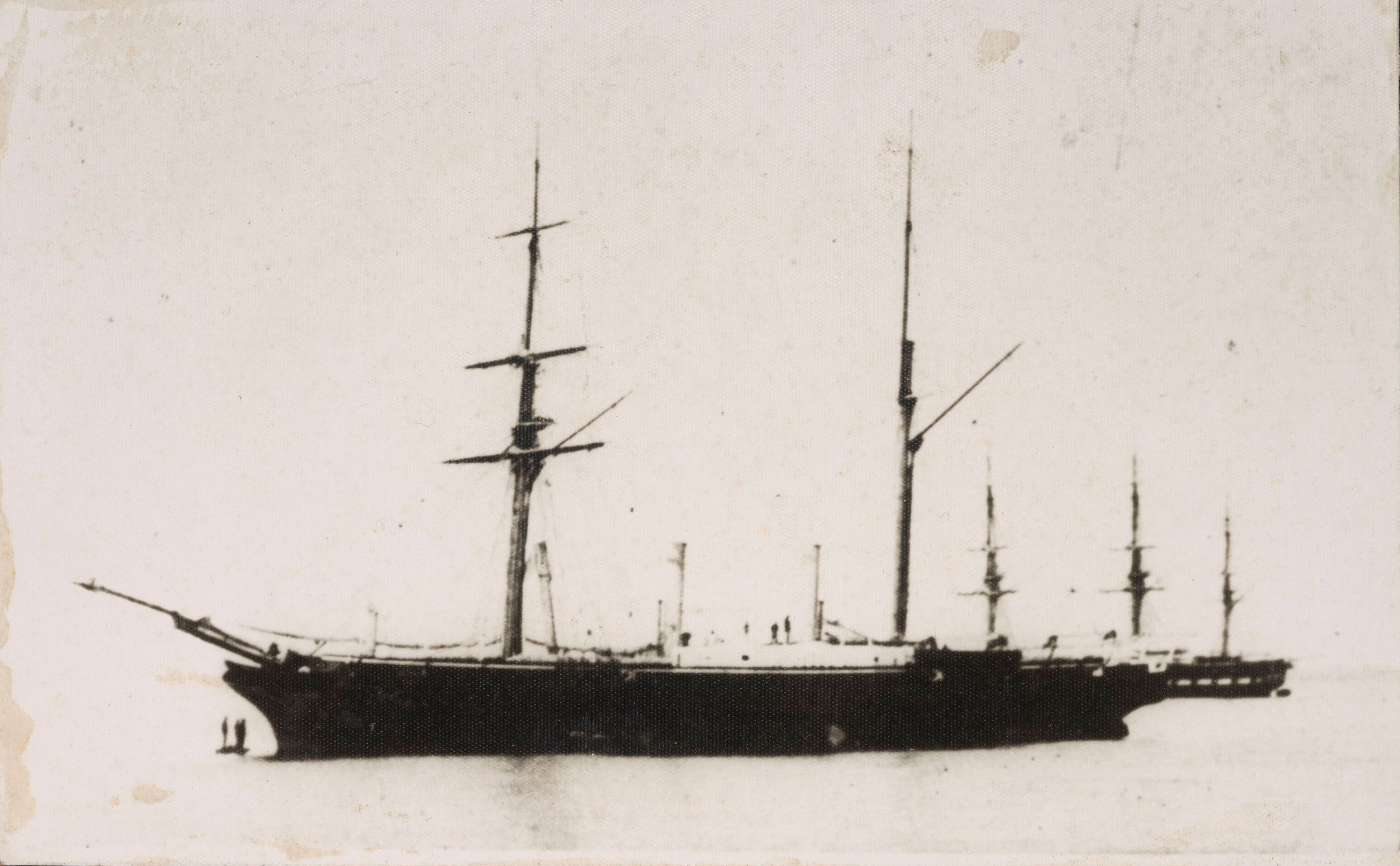 Steamship Colón in the port of Alicante