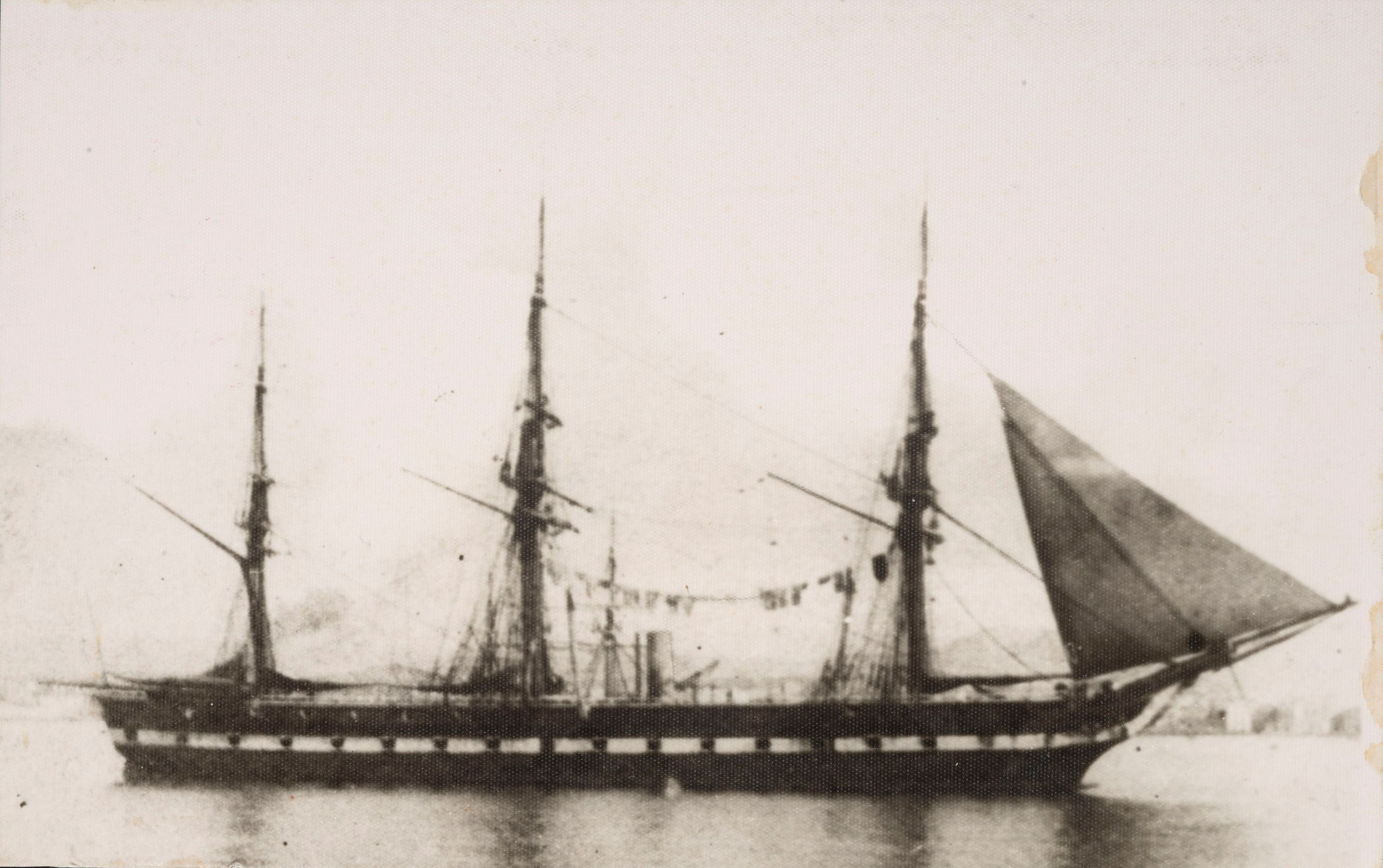 Steam frigate Nuestra Señora del Carmen in the port of Alicante