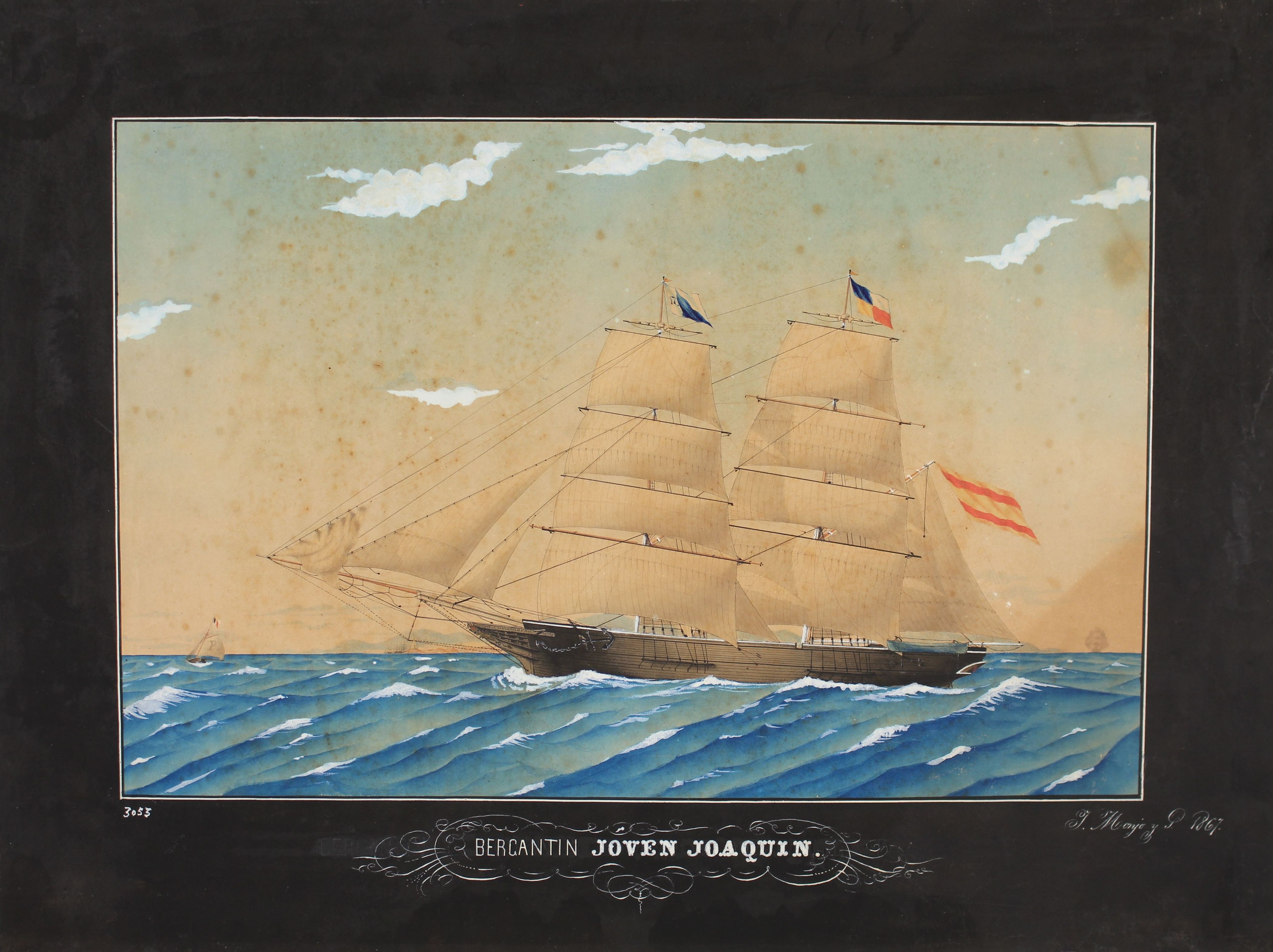 Brig Joven Joaquin of the Jover y Serra shipping company