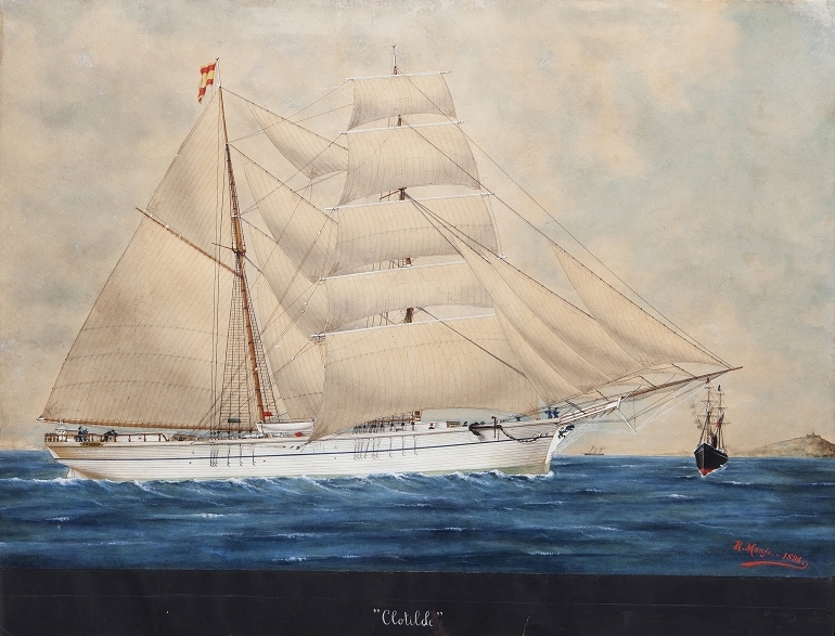 Schooner brig Clotilde