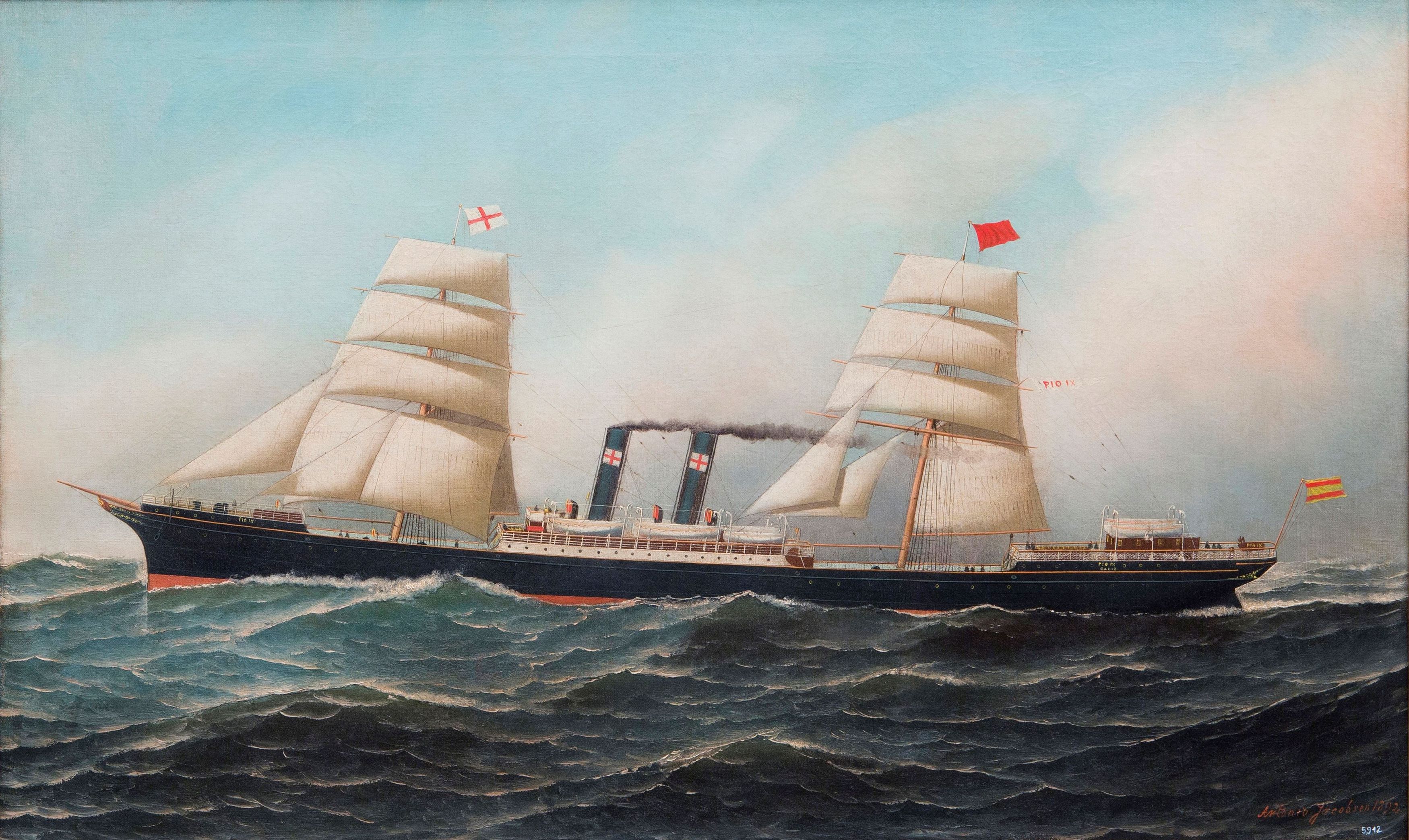 Steamship Pío IX of the Pinillos shipping company