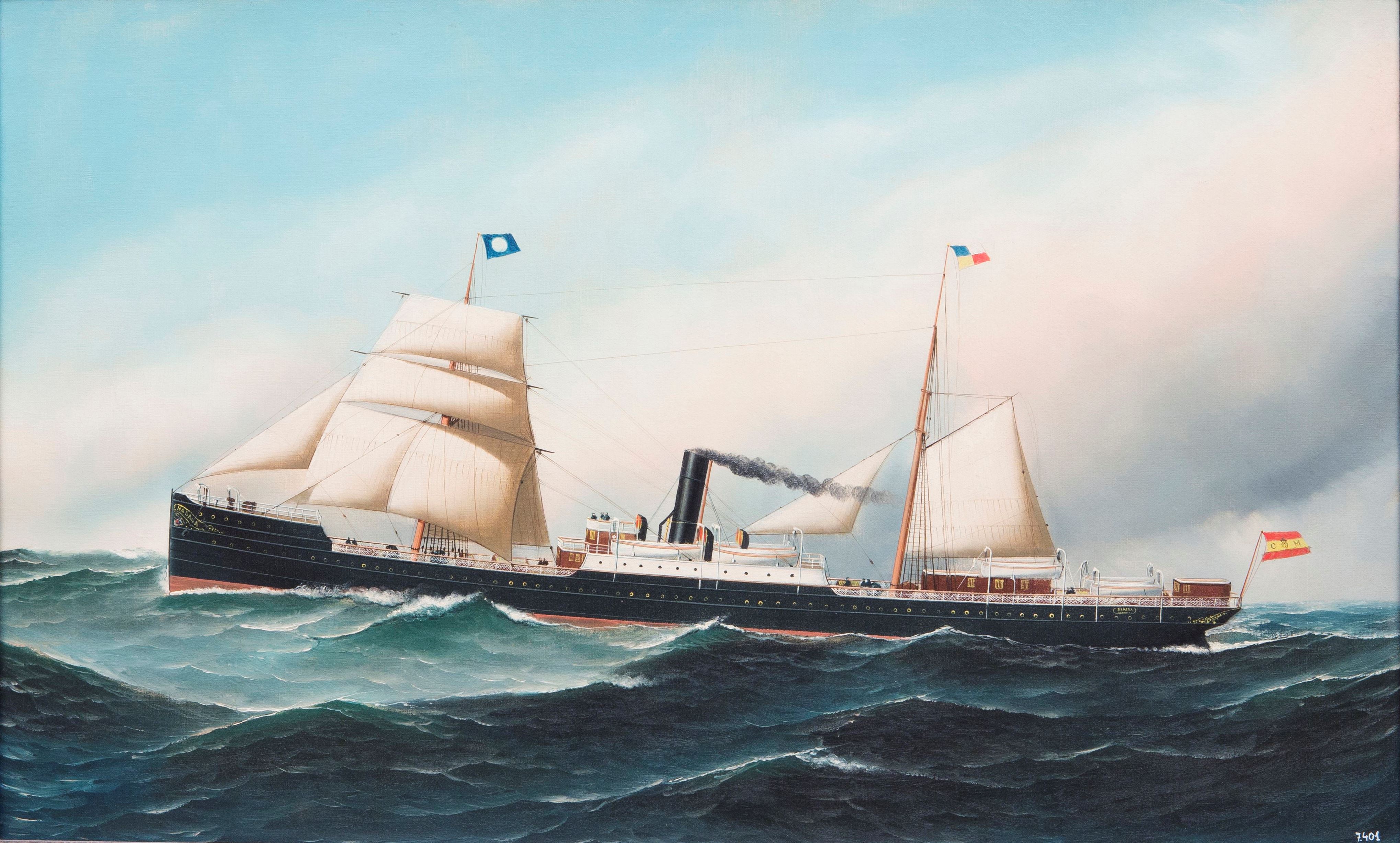 Steamship Habana of the Compañía Trasatlántica Española