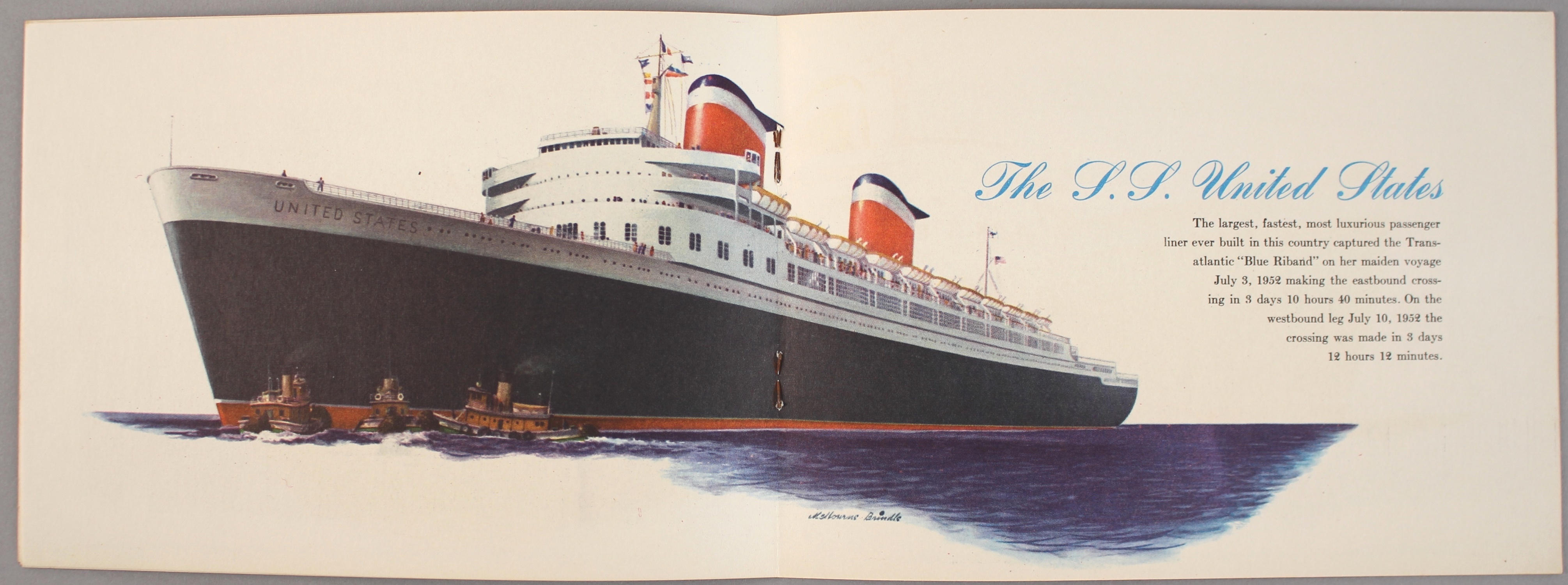 Ocean liner S.S. United States  